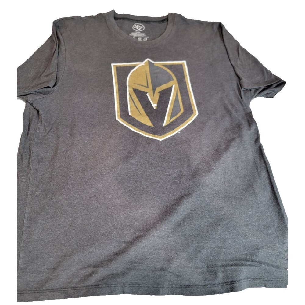 MLB Vegas Golden Knights NHL fan XL t-shirt in charcoal gray